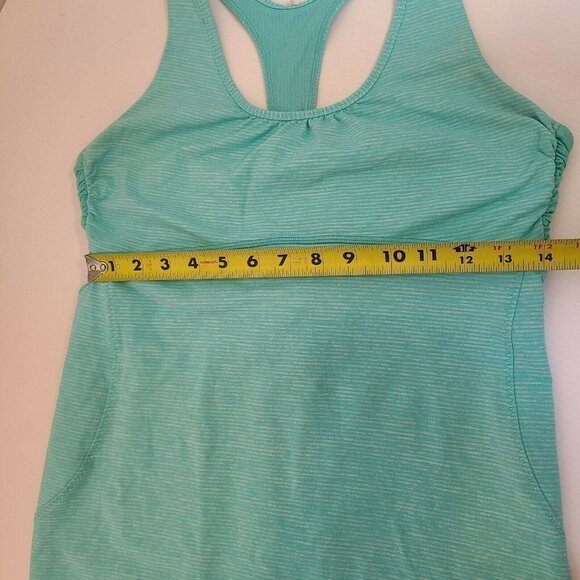 Women's Lululemon Racer Back Tank Top Green (8) * No Tag - Picture 6 of 8